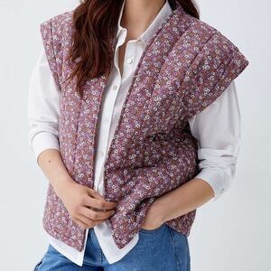 🥳 Things Between Floral Quilted Vest